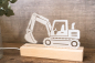 Preview: Lampe / Nachtlicht Bagger